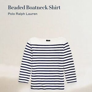 Beaded Boatneck Shirt